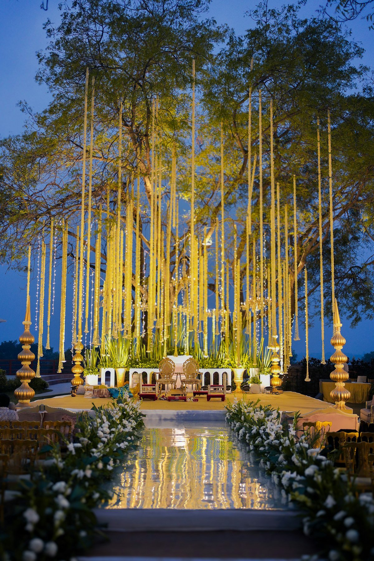 Premium South Indian wedding stage decoration